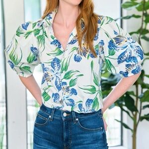 FINLEY Bomba Floral Blouse Small